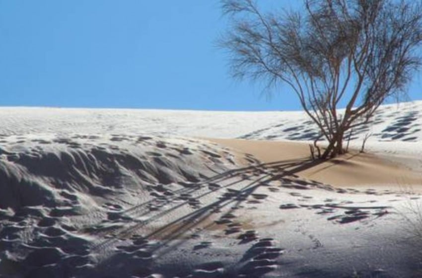 Des chutes de neige détectées au Sahara