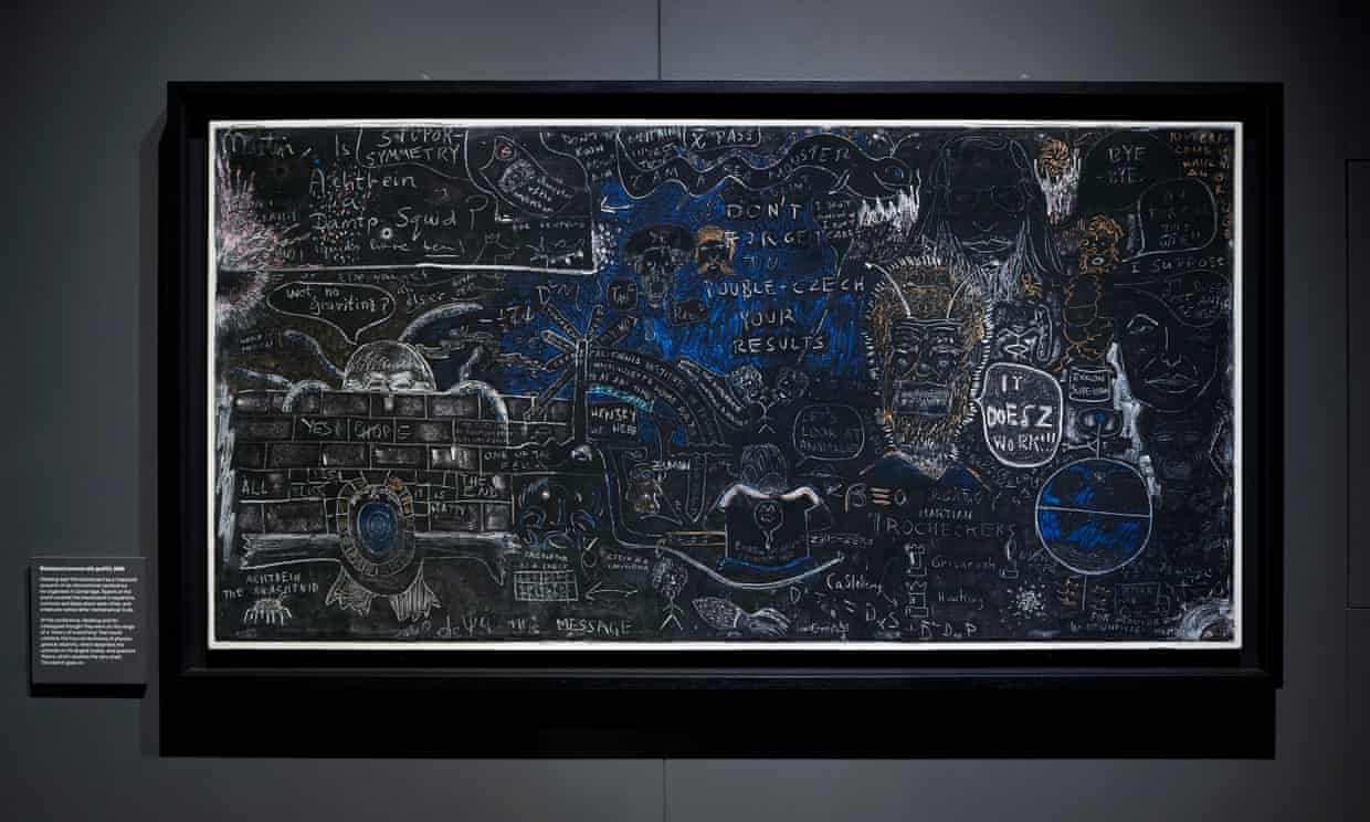 Tableau de gribouillis de Stephen Hawking