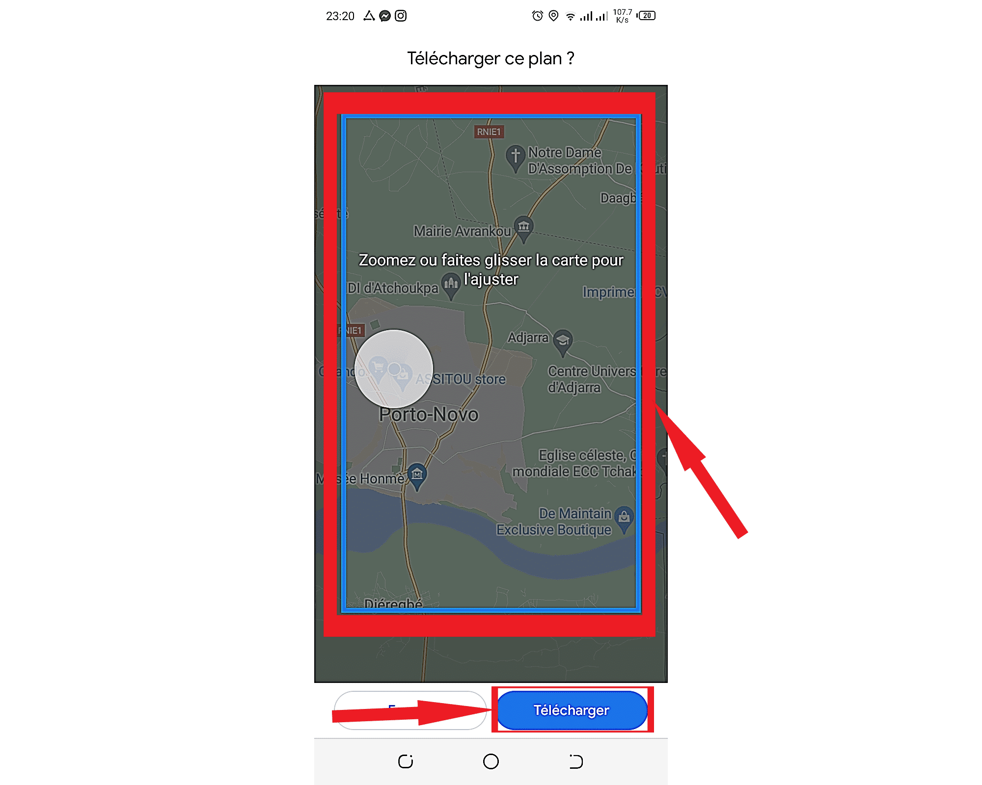 Télécharger-Plan-Hors-Connexion-Google-Maps