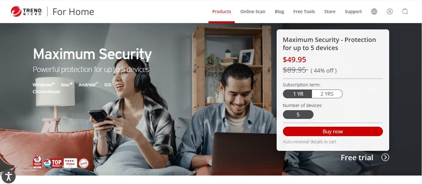 Trend Micro antivirus 2022