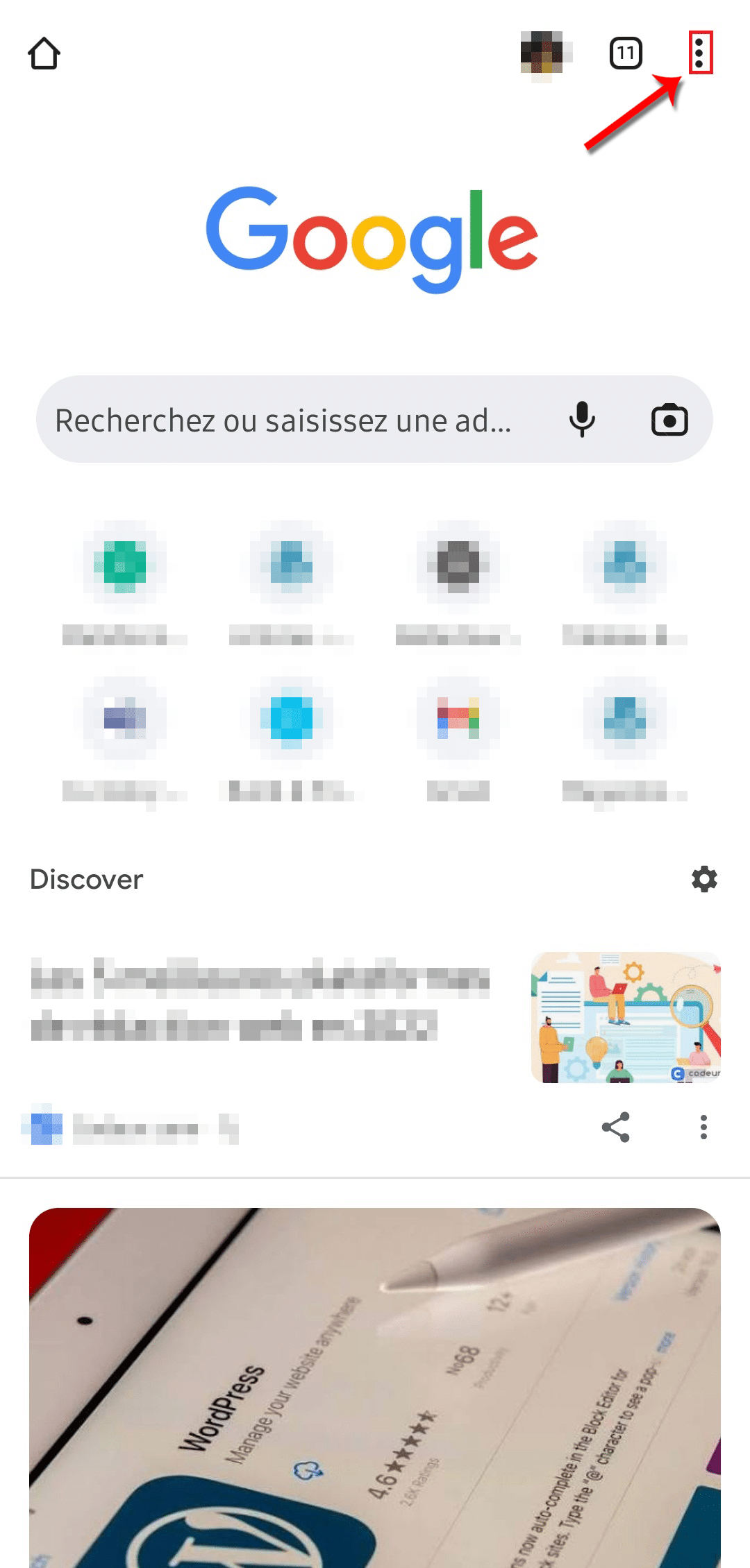 Accès Google Chrome – © Crédit : fredzone.org