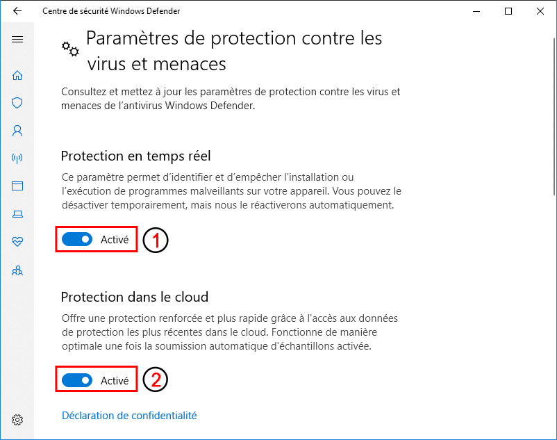 Désactivation_protection – © Crédit : fredzone.org