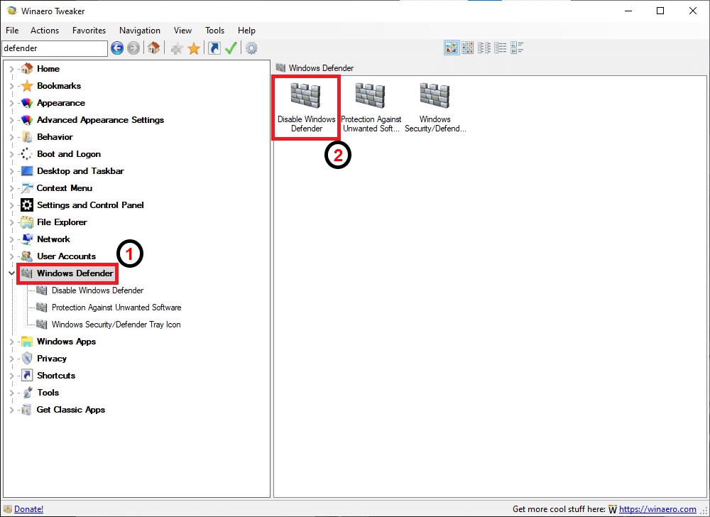 Section_Windows_Defender – © Credit: fredzone.org