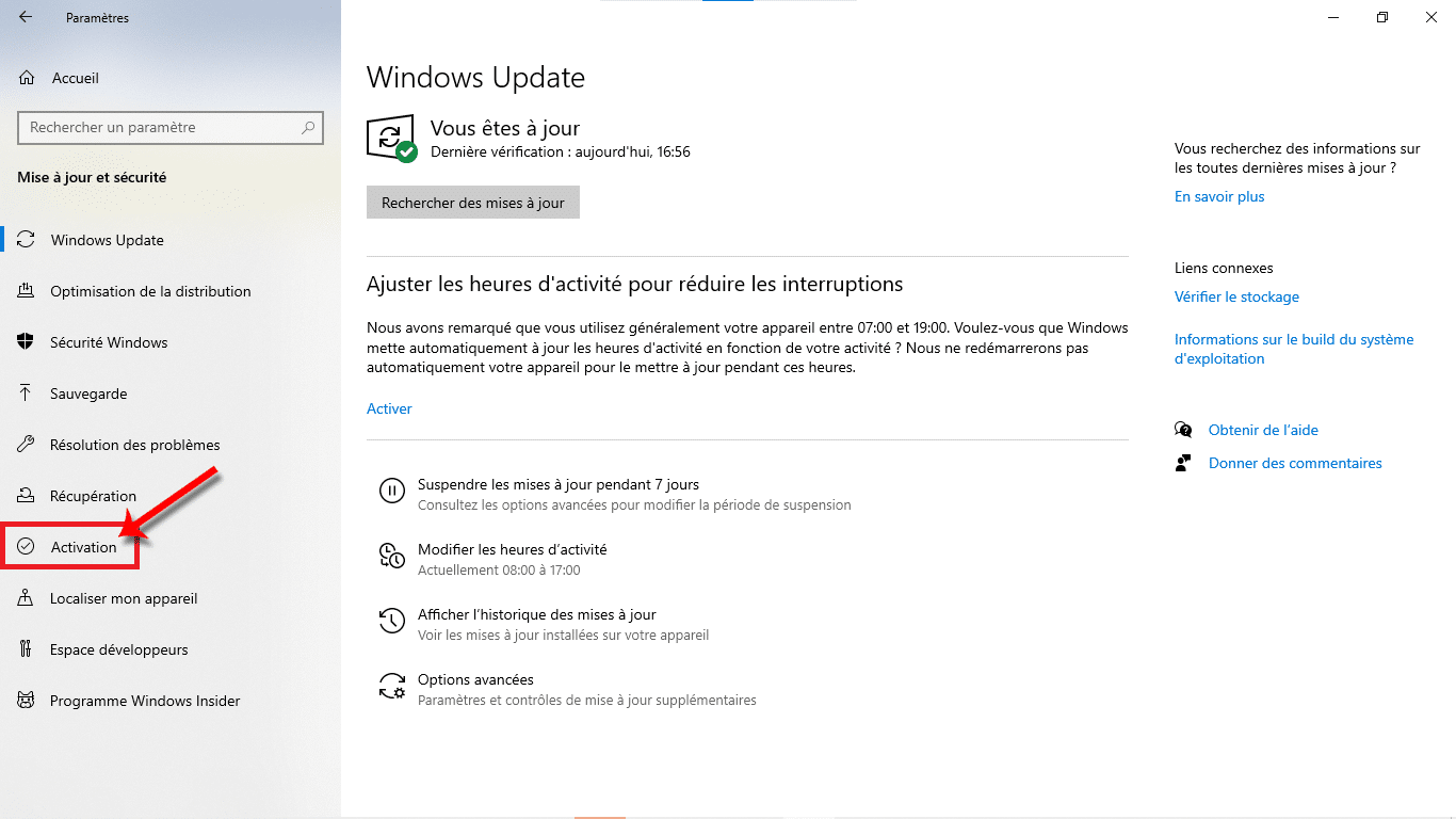 Option_activiation_Windows – © Crédit : fredzone.org
