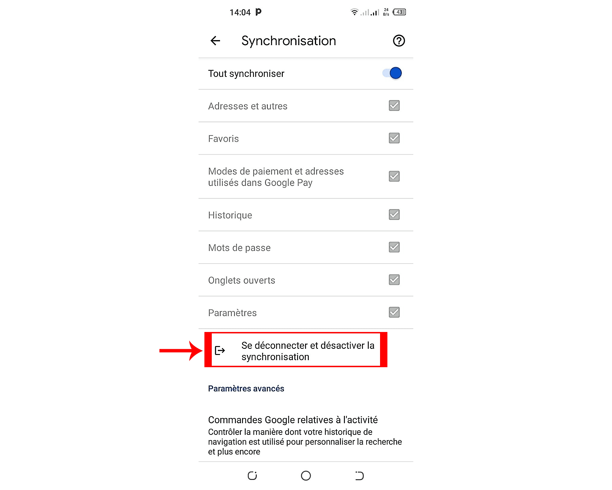 Déconnexion-Synchroniser-Ses-Données-Google