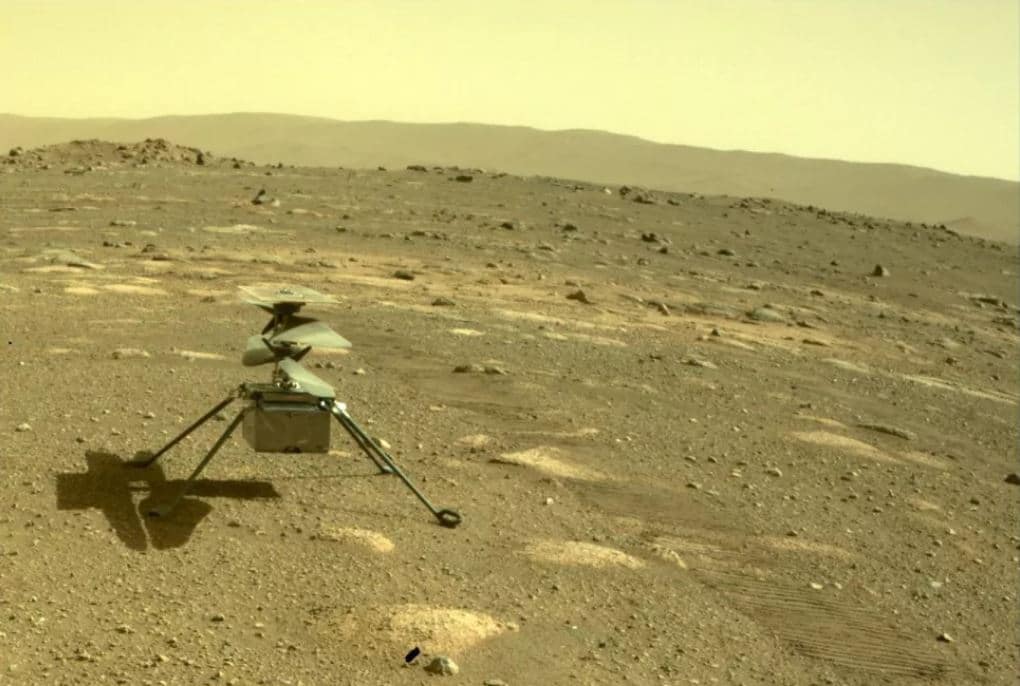 Ingenuity sur Mars