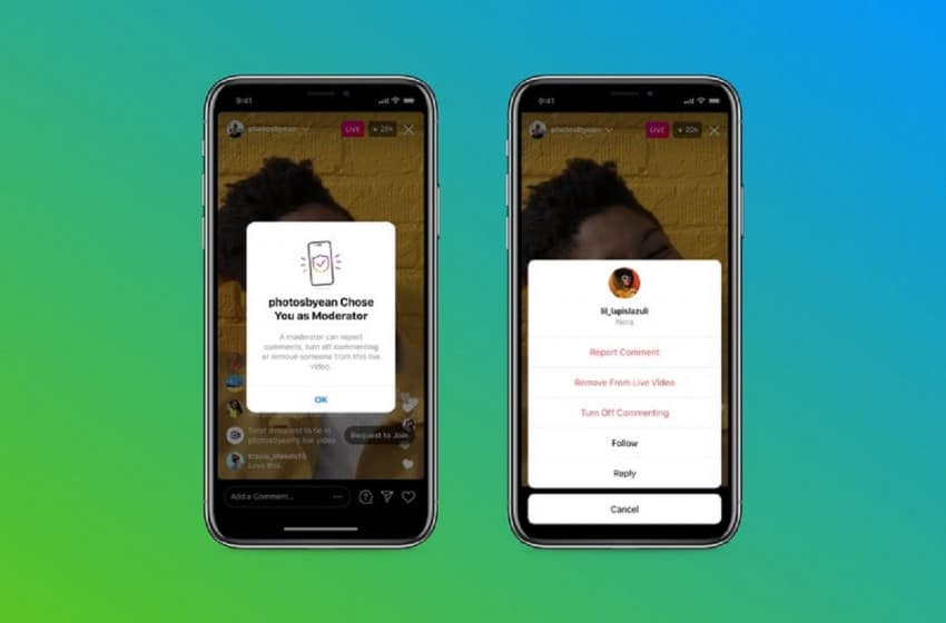Insta Live : Instagram offre la possibilité aux livestreamers d’ajouter un modérateur