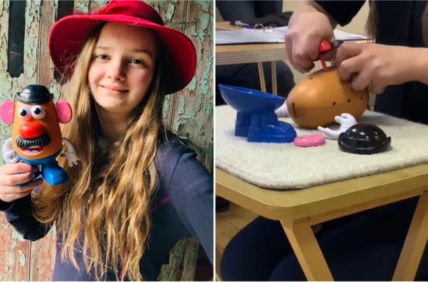 M. Patate assemblé en un temps record par une adolescente