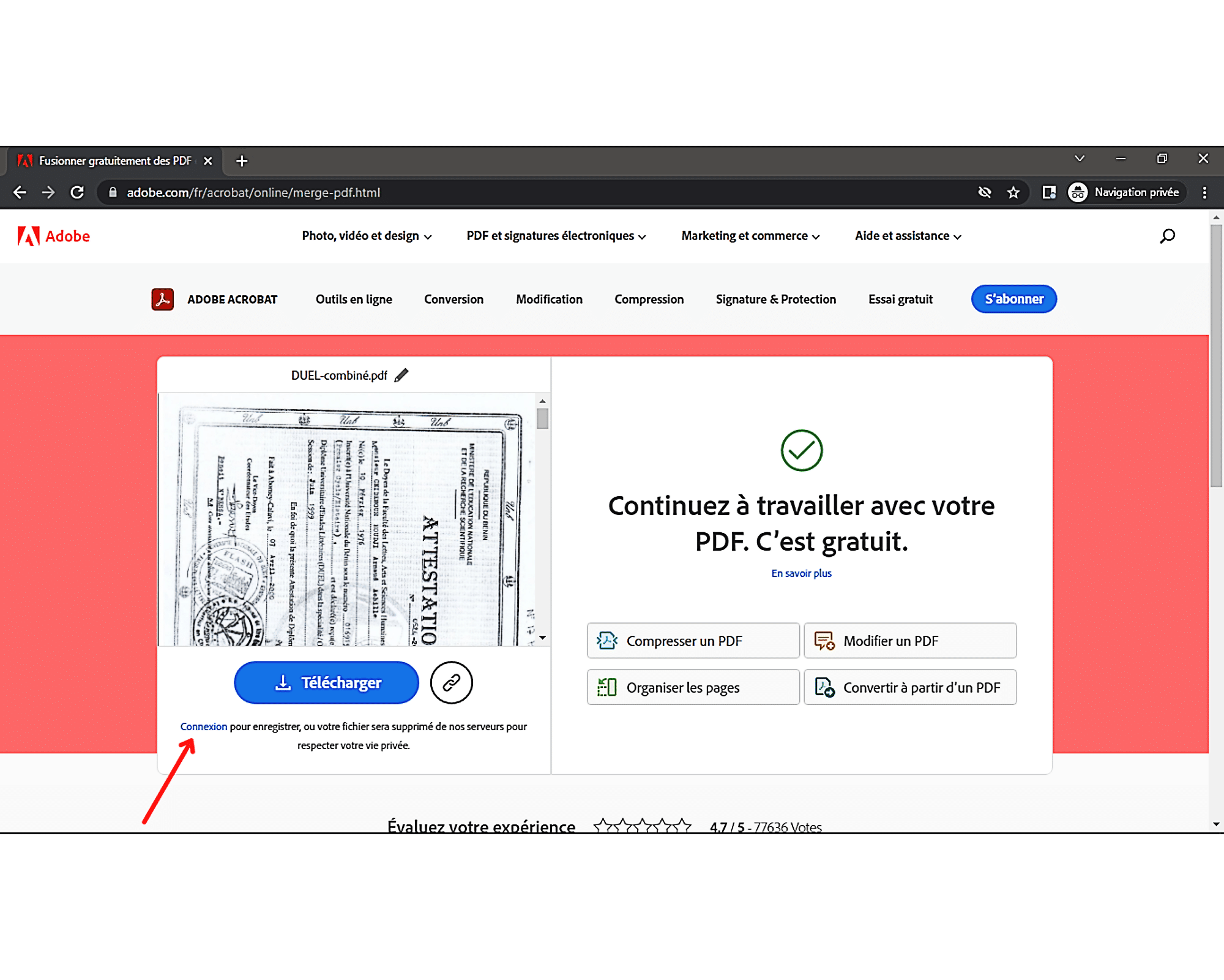 Télécharger-Fusionner-Documents-PDF