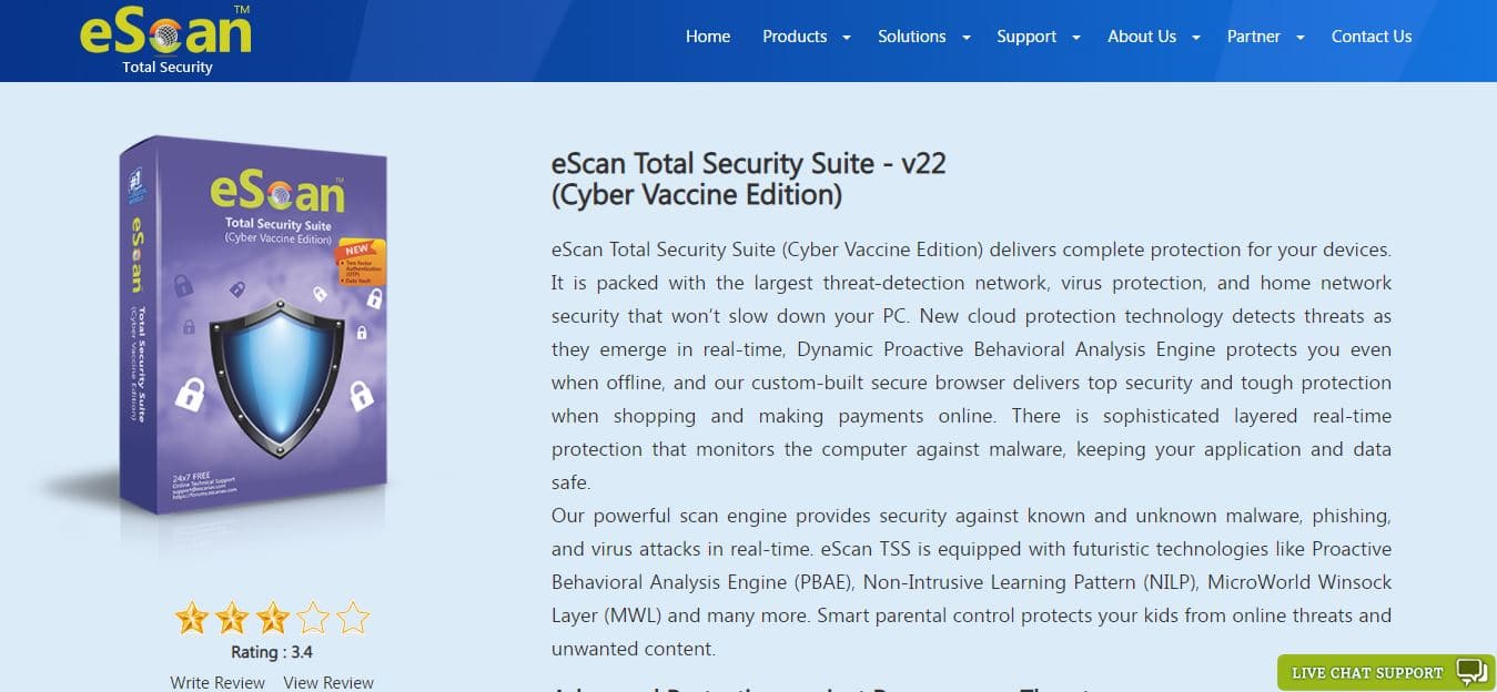 eScan Total Security