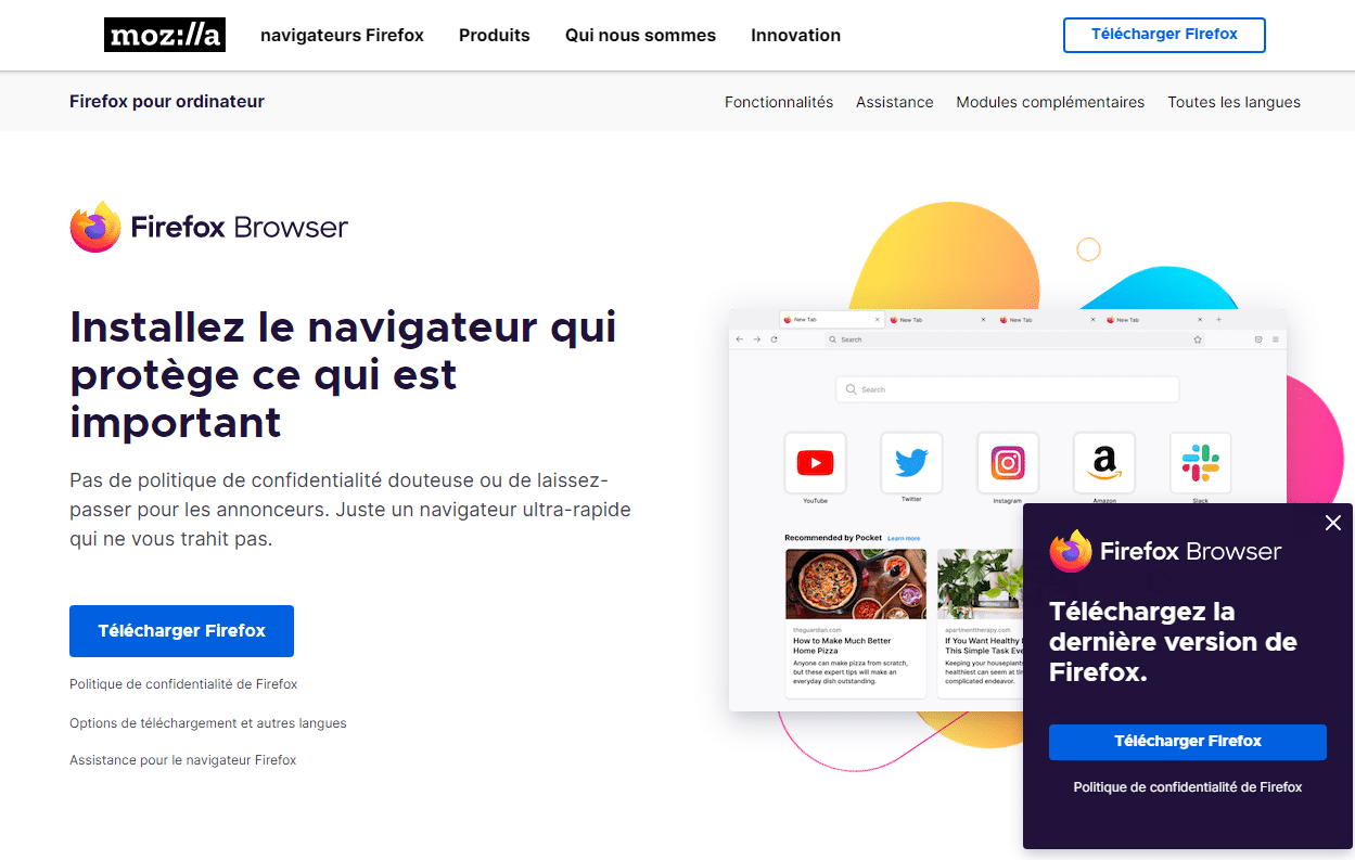 Crédit : Mozilla Firefox