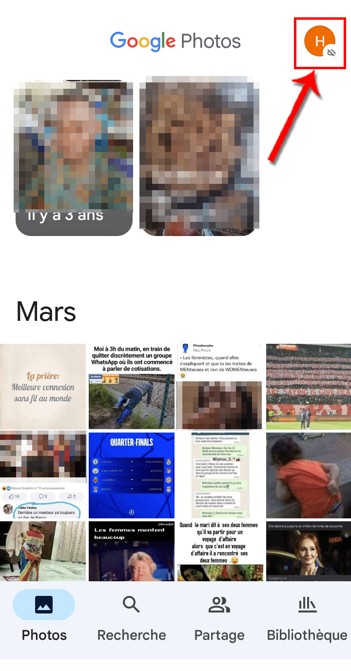 Profil_Google_Photos – © Crédit : fredzone.org