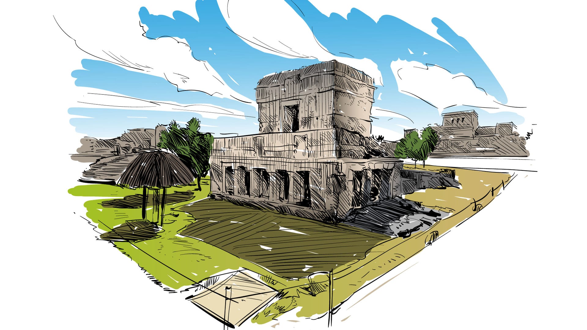 Ancien temple maya