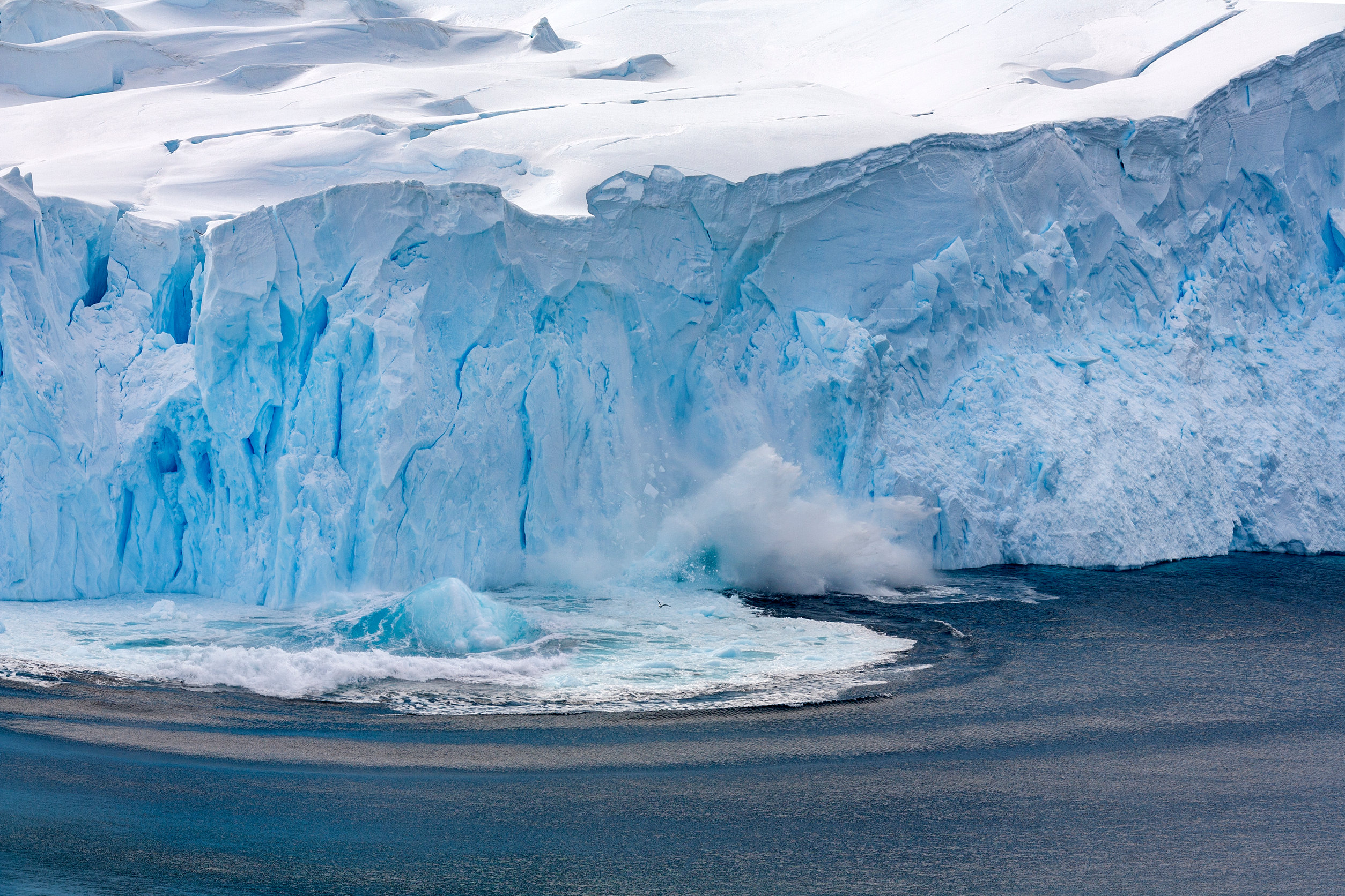 La glace de l'Antarctique