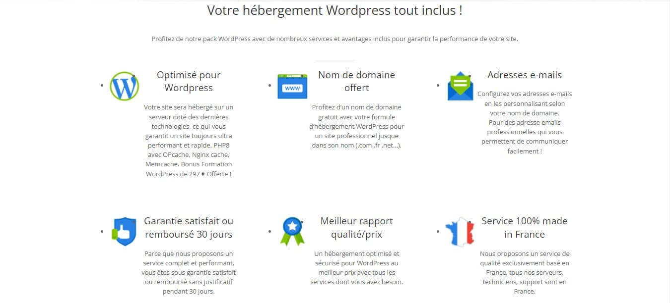 Hébergement Wordpress