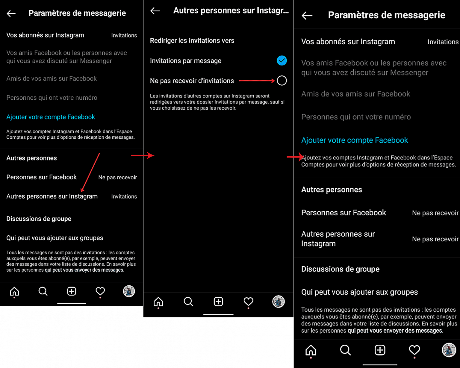 comment refuser une invitation par sms