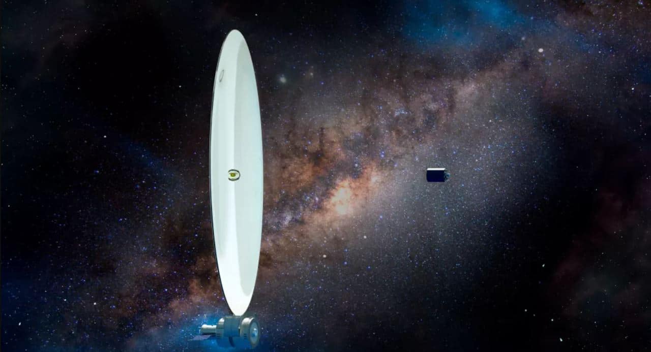 Un exemple de télescope à lentille liquide