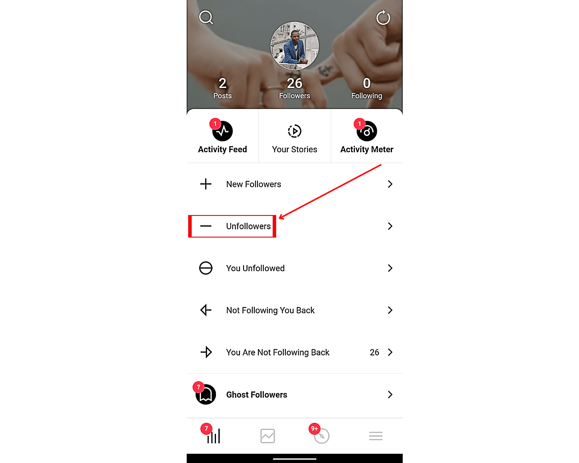 Recherche-Infollow-Savoir-Qui-Se-Désabonne