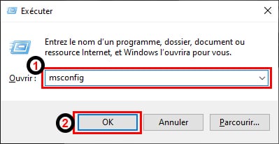 Utilitaire_Exécuter – © Crédit : fredzone.org