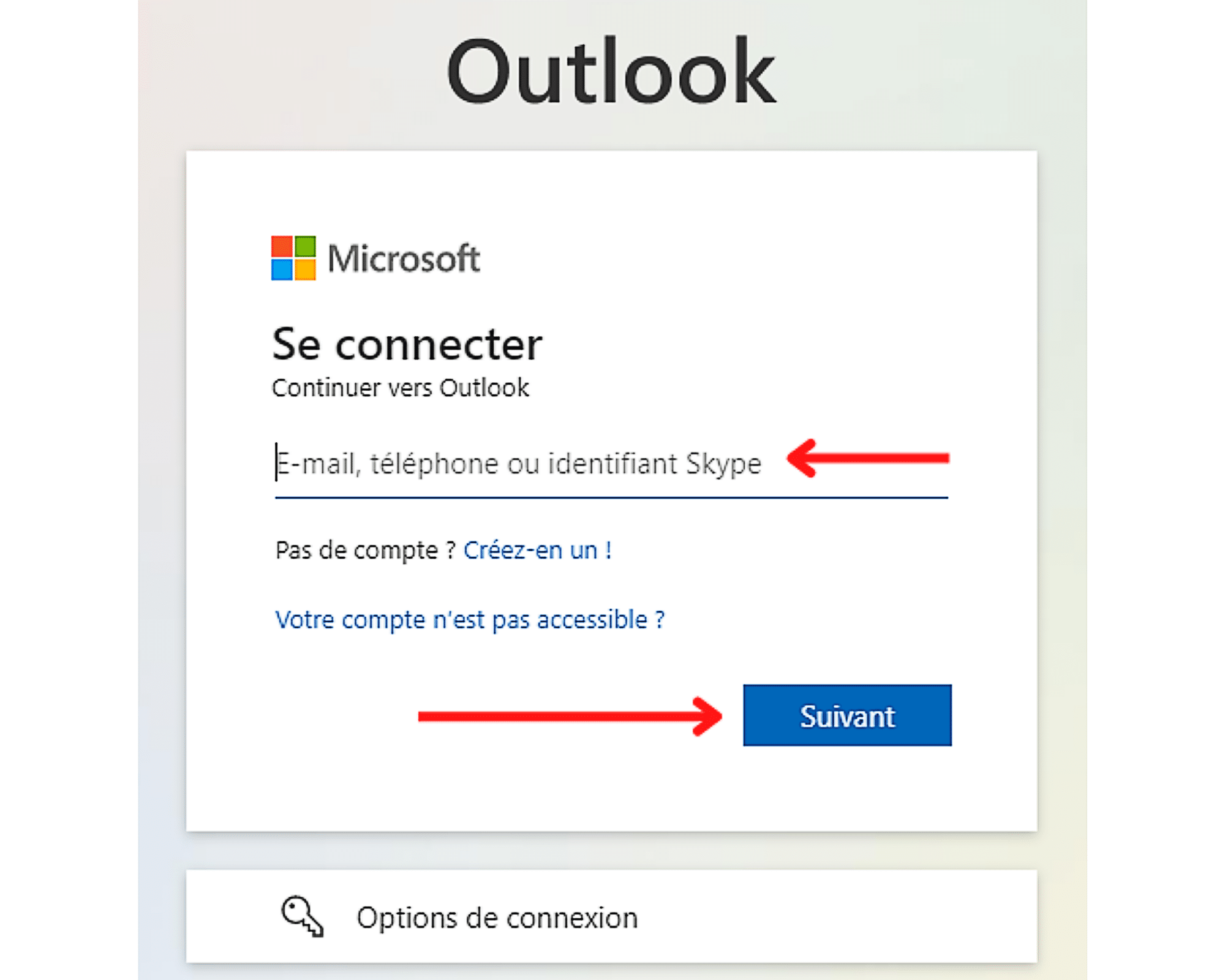 Connexion-Outlook-Web