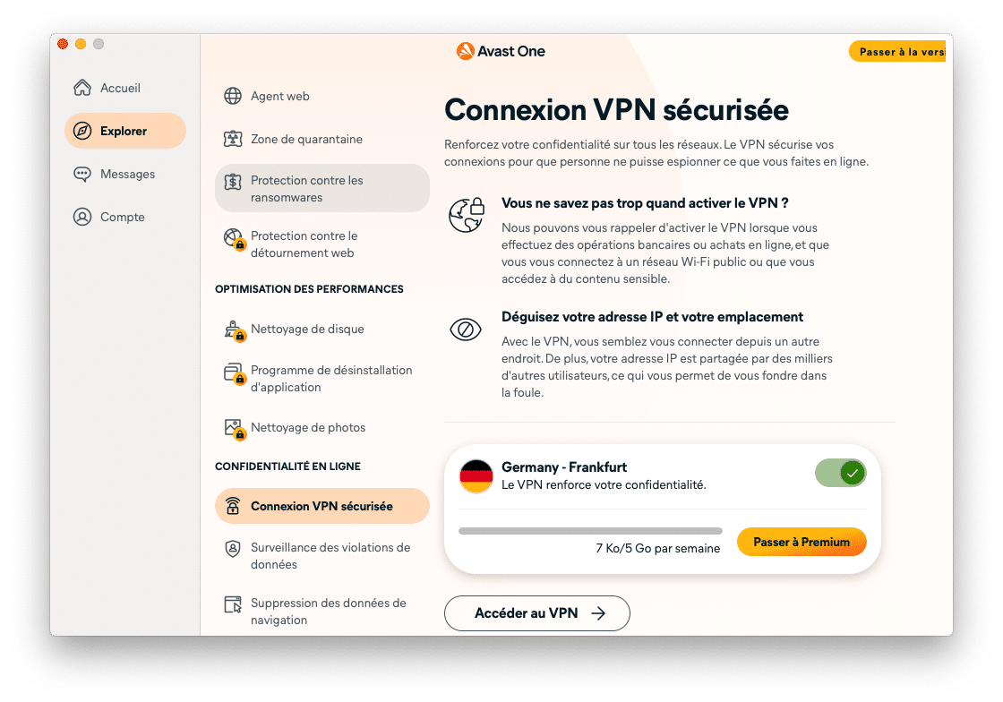 Sécurité connexion VPN