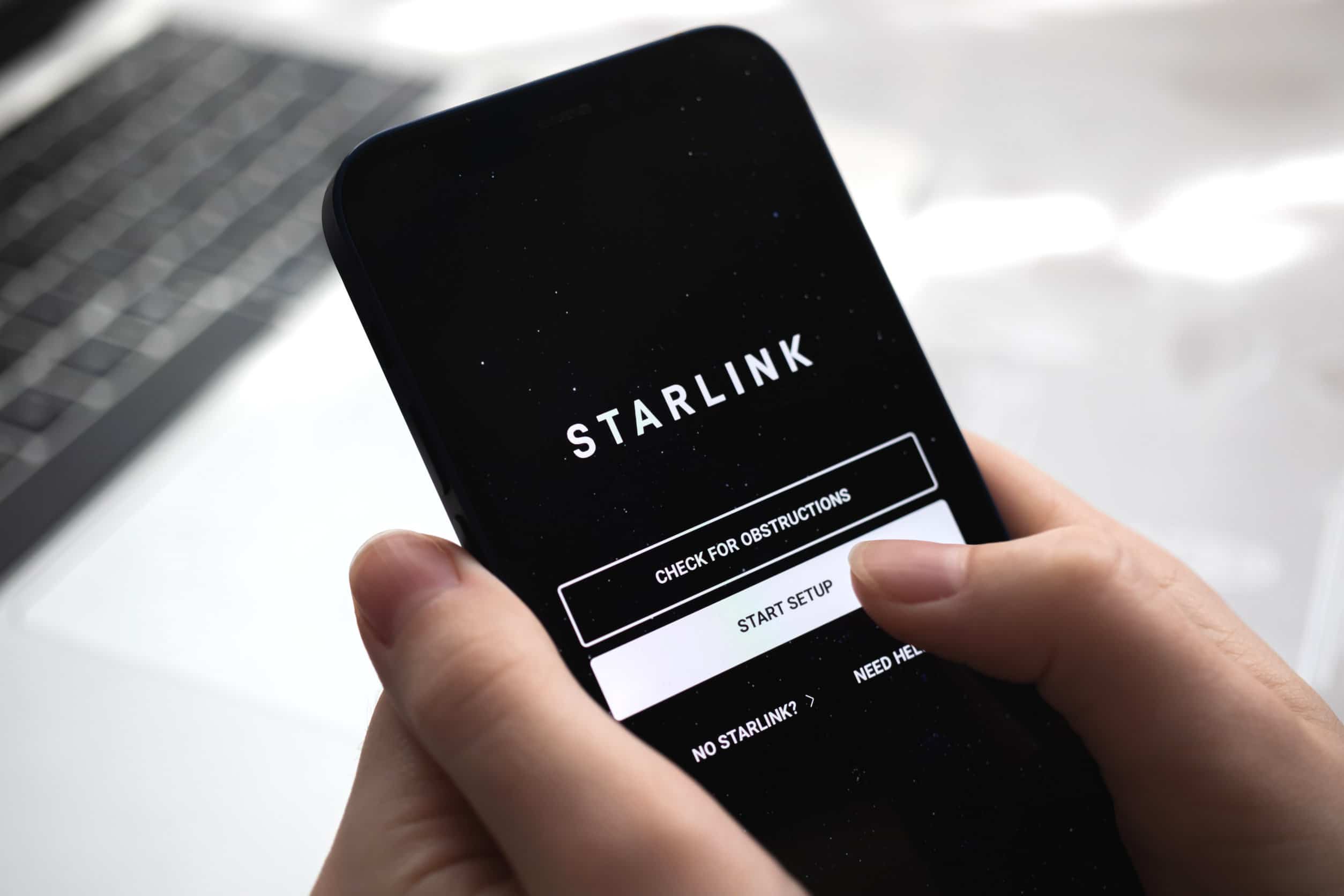 Starlink sur téléphone