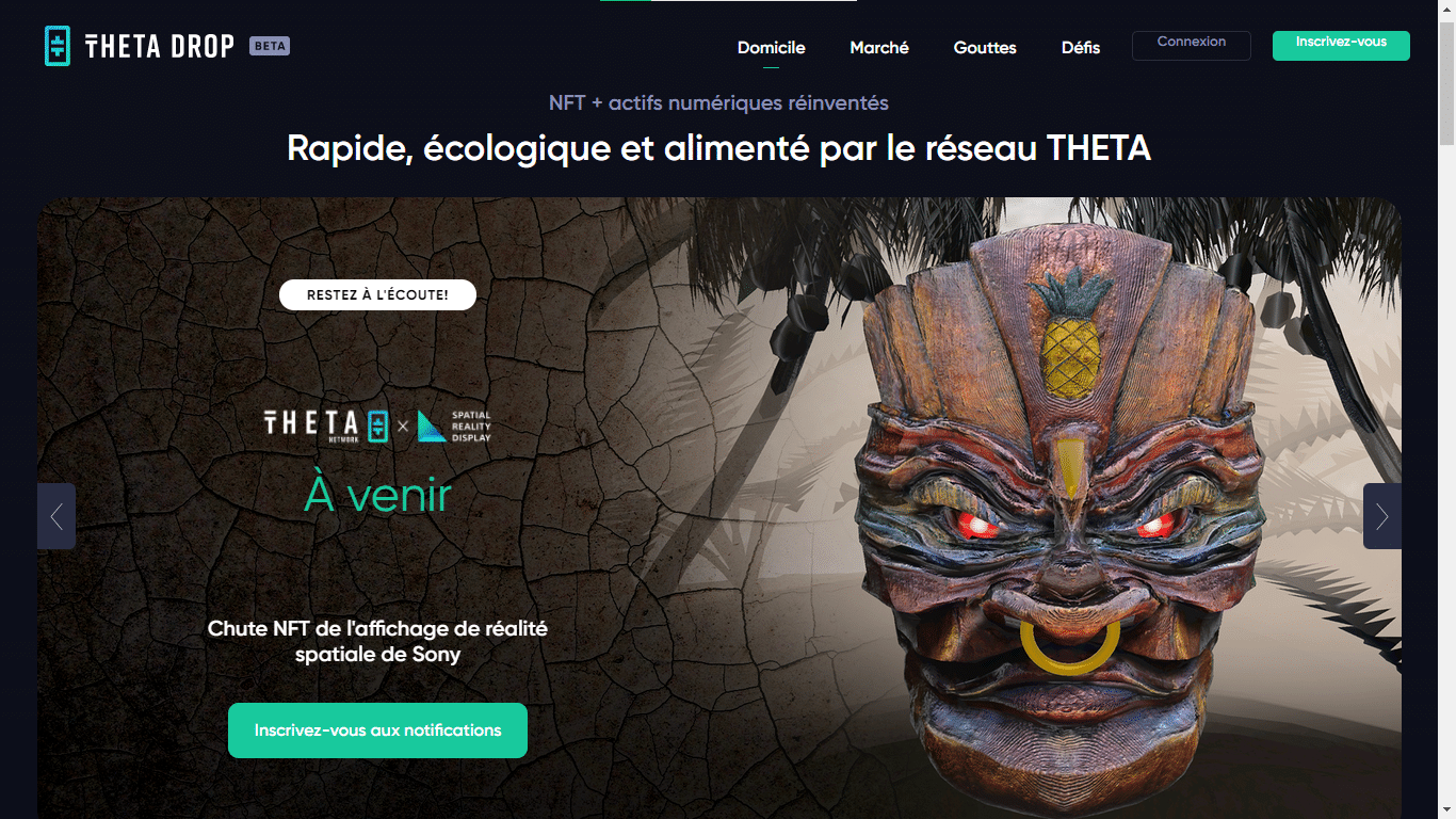 Theta_Drop_site_achats_NFT