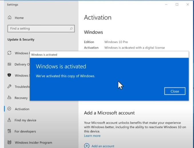 Activer Windows 10 sur votre PC