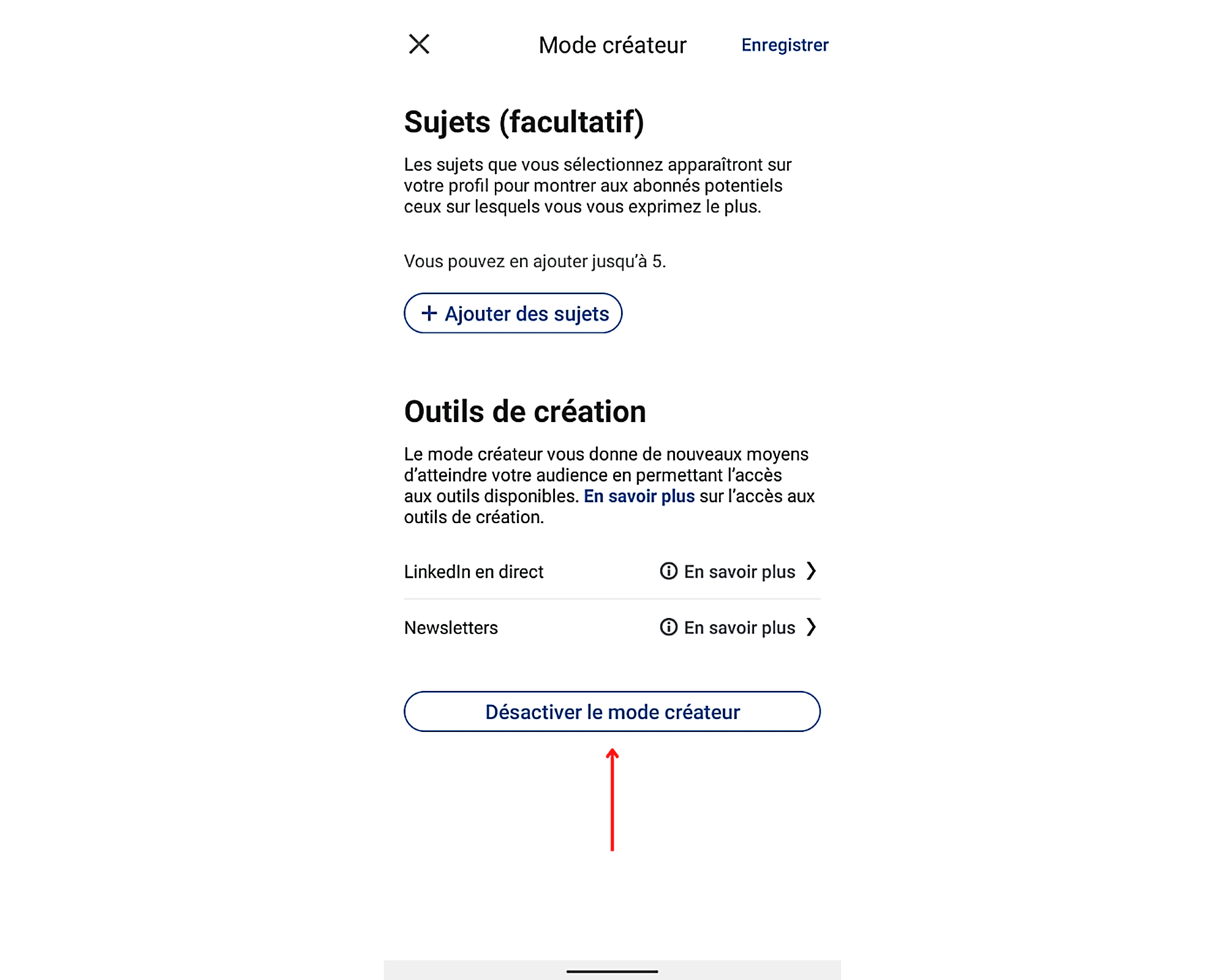 Enable-Disable-Mode