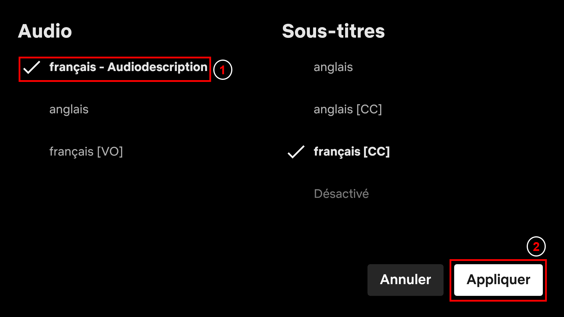 Appliquer_choix_langue – © Crédit : fredzone.org
