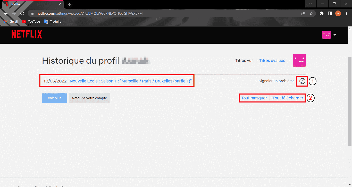 Supprimer/masquer_historique – © Crédit : fredzone.org