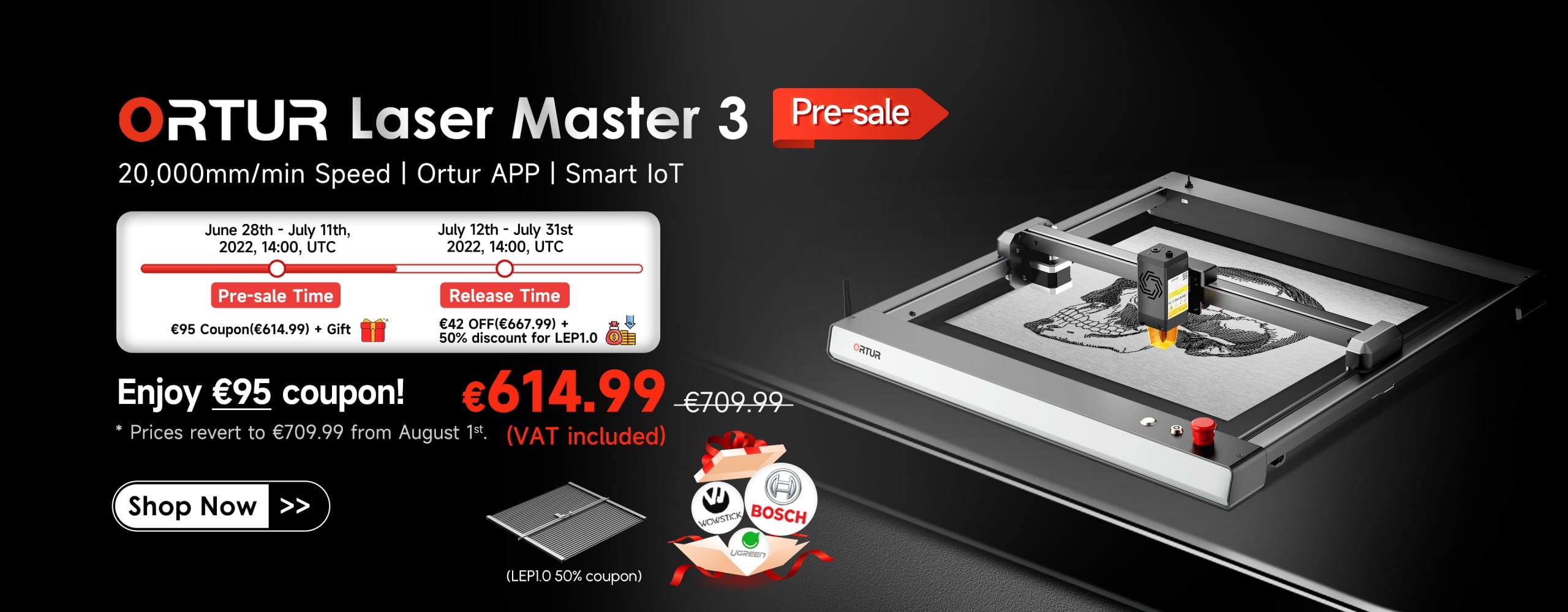 Prévente Ortur Laser Master 3