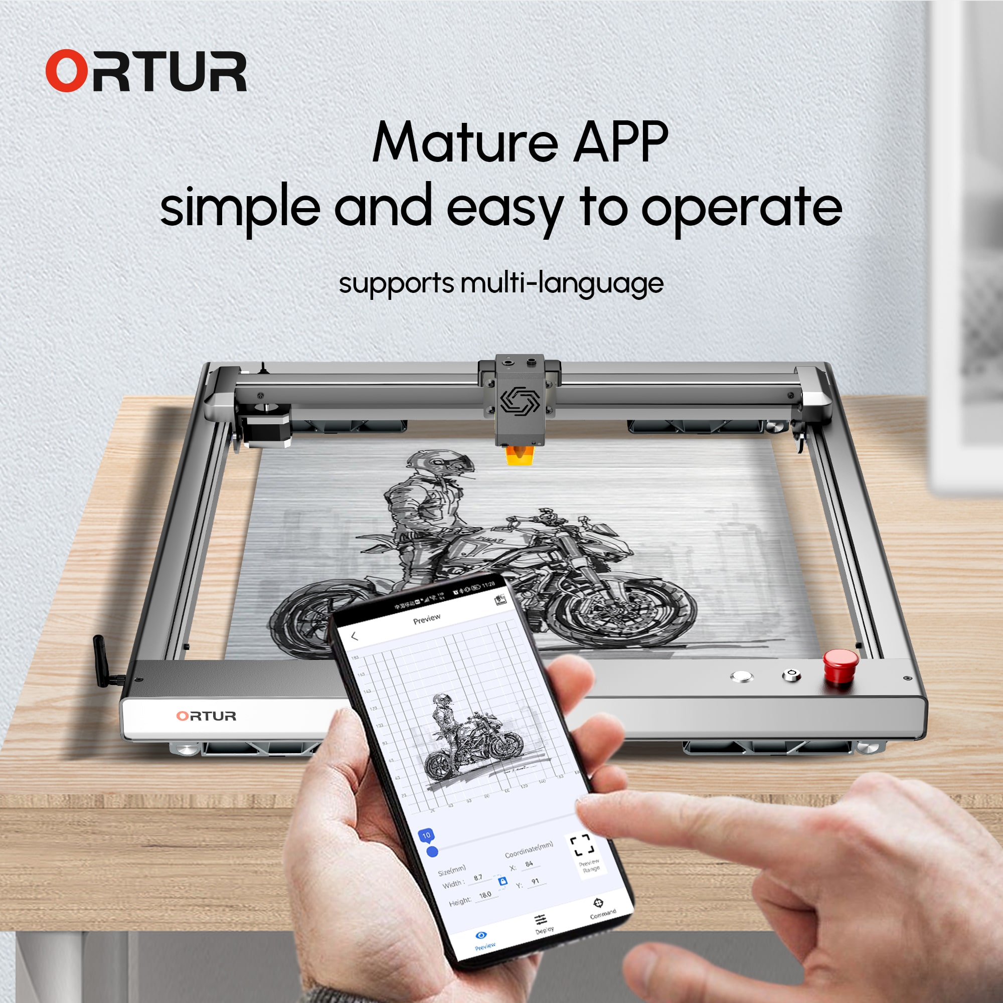 Ortur Laser Master 3: sécurité renforcée et grande adaptabilité
