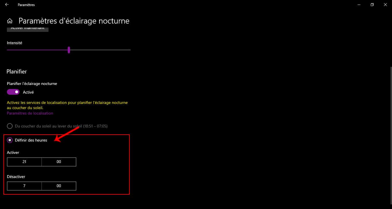 Définiton_heure_de_démarrage – © Crédit : fredzone.org