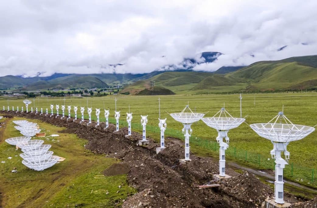 Construction du Daocheng Solar Radio Telescope