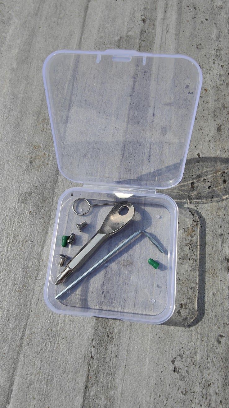 WeLock : le petit kit de montage inclus