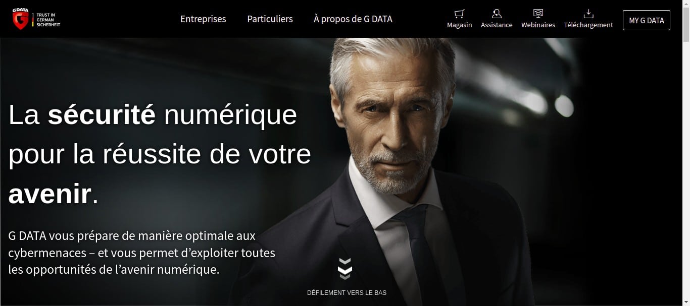 Crédits - G Data Antivirus