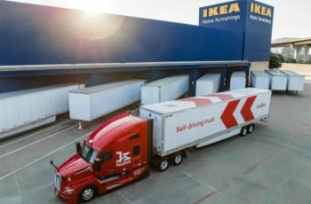 Camion de livraison autonome Ikea