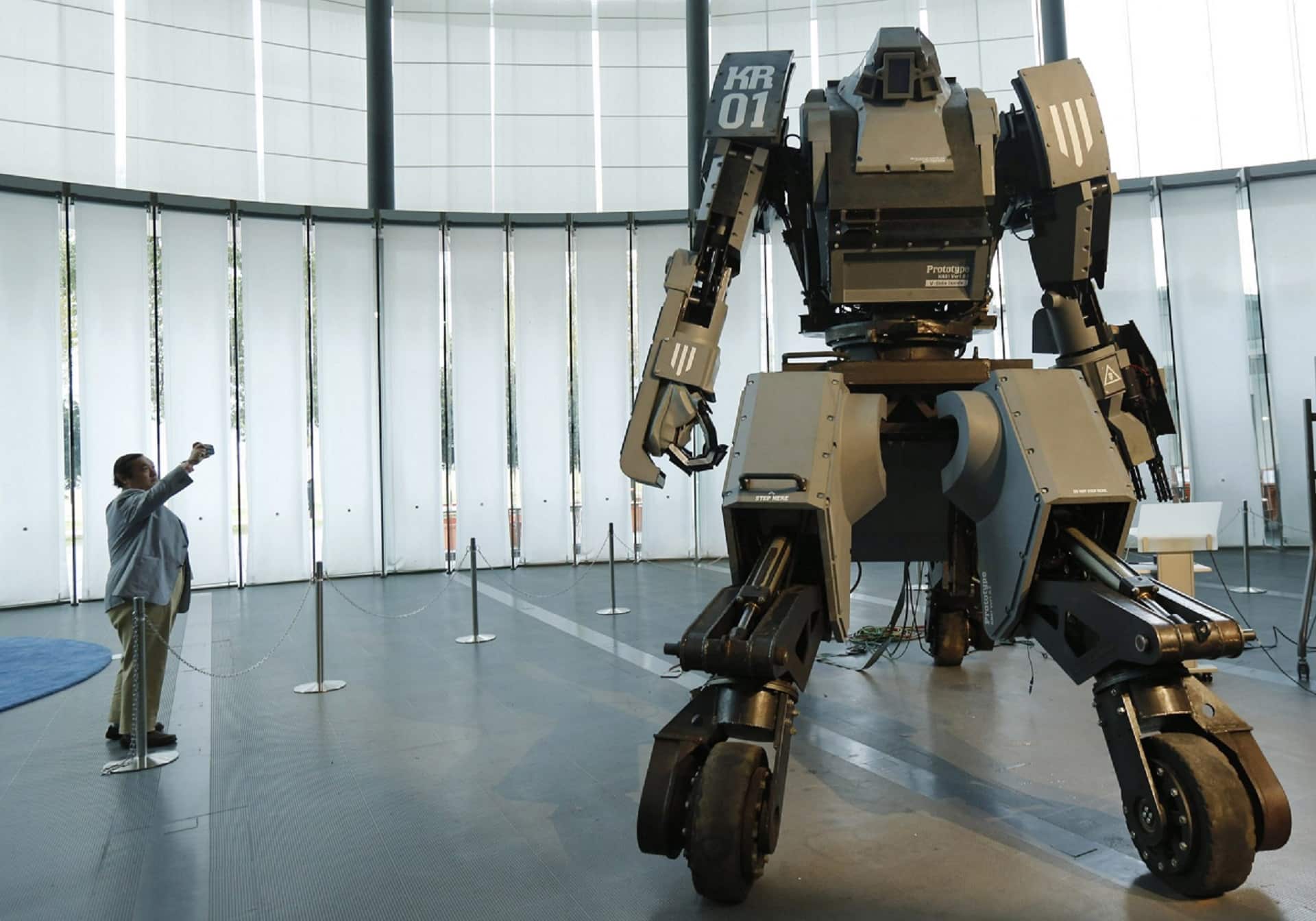 Un robot armé
