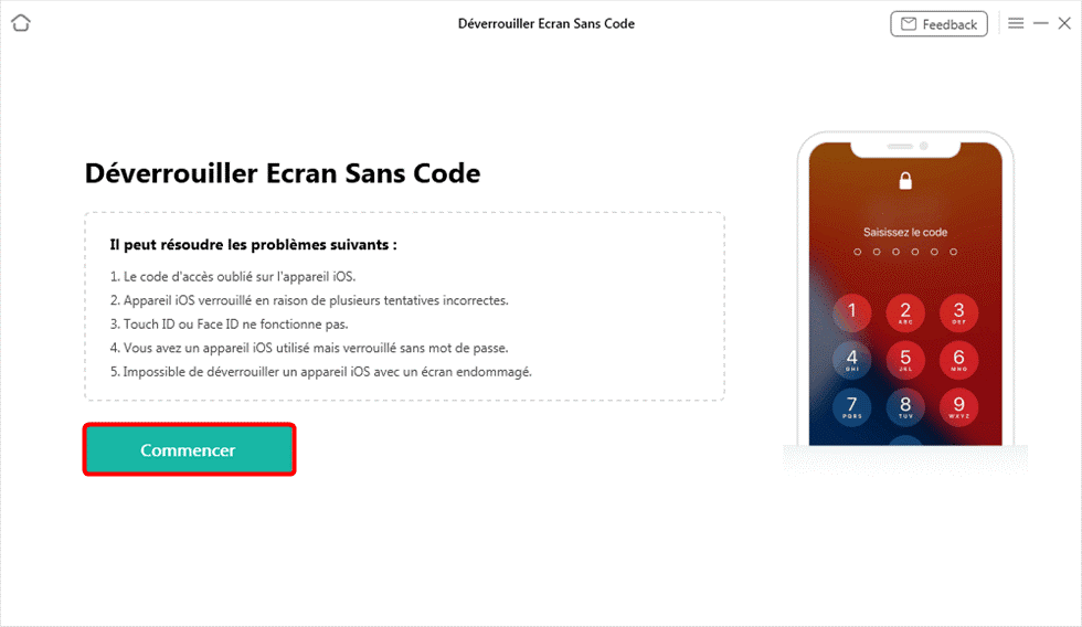 Déverrouiller iPhone sans code oublié 3