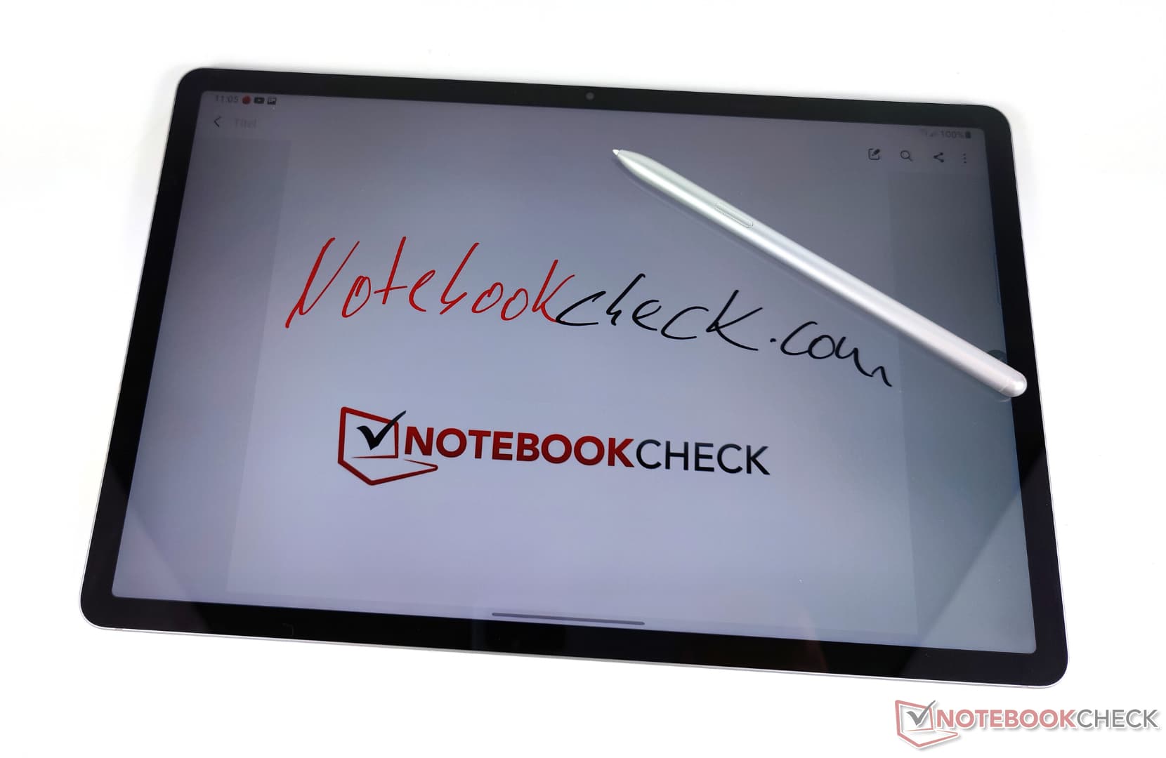 Galaxy Tab S8 FE credit notebook check