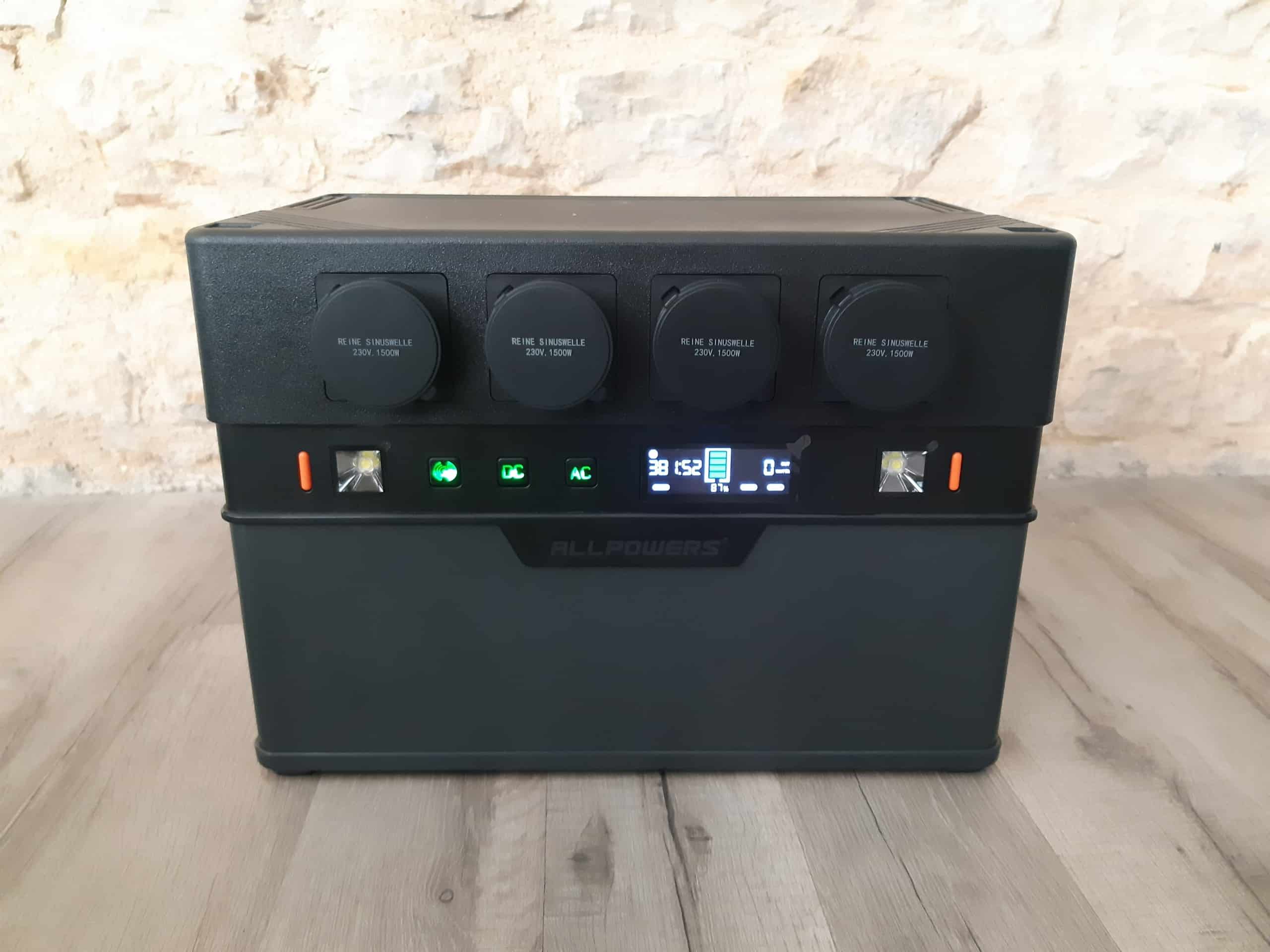 Photo de la station d'énergie portable Allpowers S1500