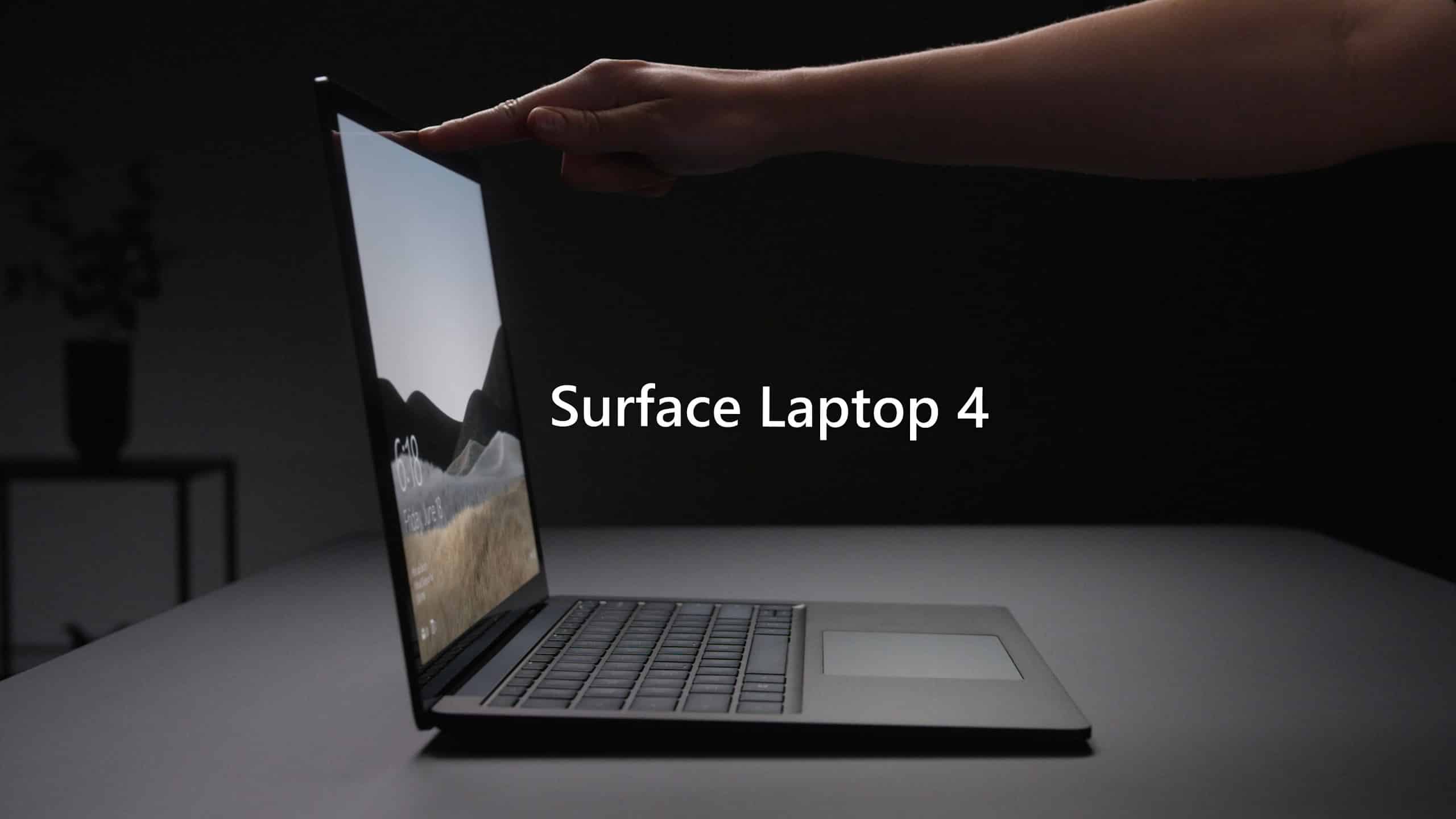 Microsoft Surface Laptop 4 Crédit Microsoft