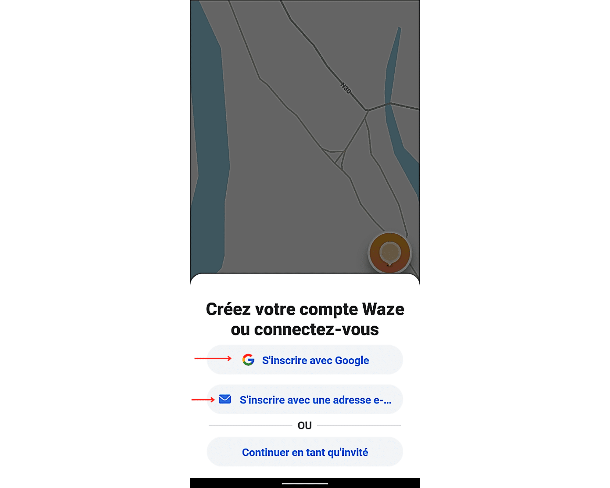 Créer-un-compte-Waze-Google