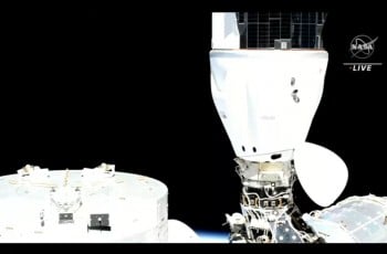 Endeavour amarrée à l'ISS le 3 mars 2023