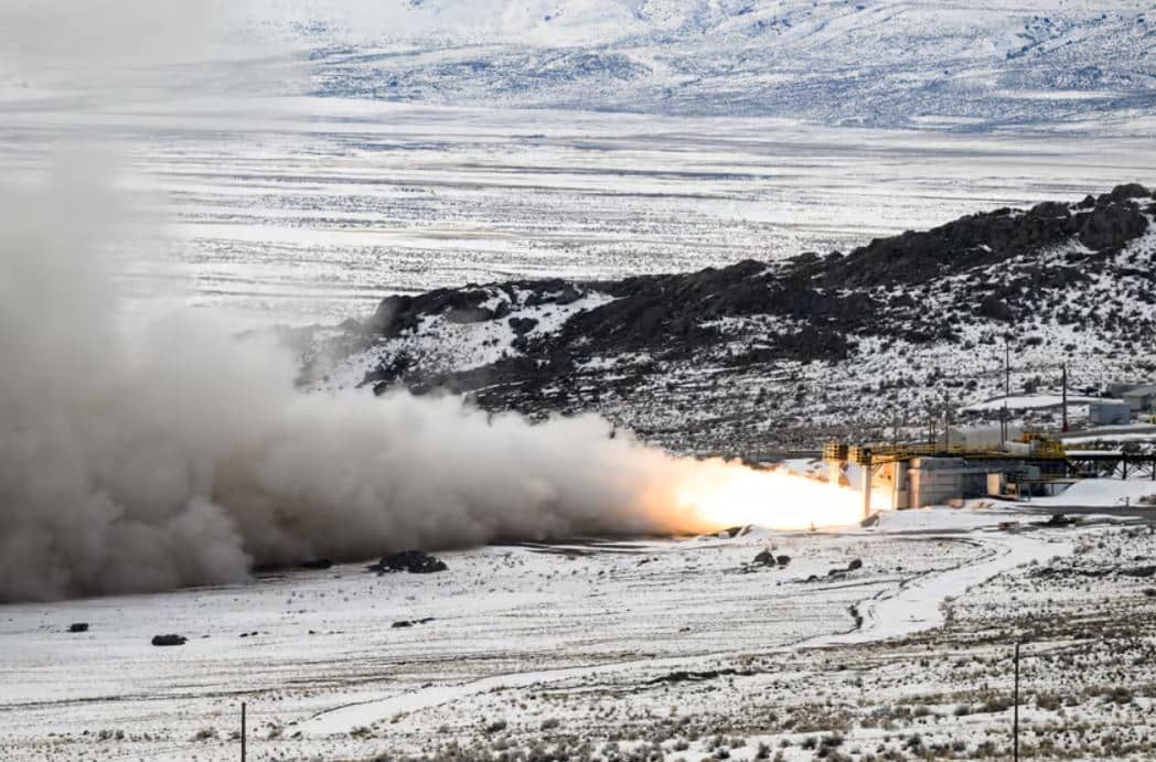 Test du premier étage du missile nucléaire Sentinel