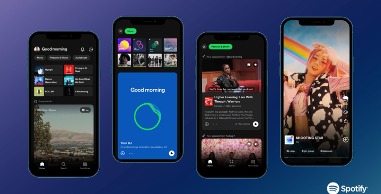 Spotify: l’appli de streaming bouleverse entièrement son interface