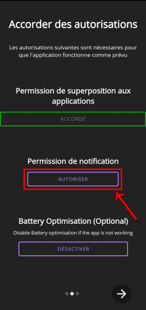 Autoriser les notifications - © Crédit : fredzone.org