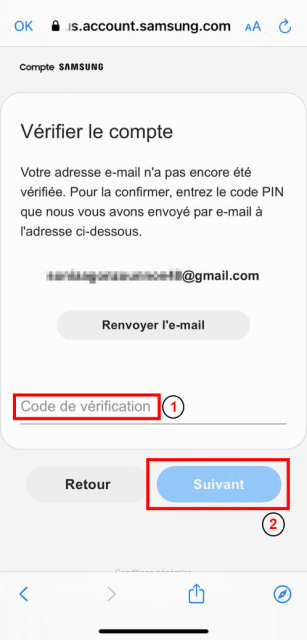 Confirmer la vérification - © Crédit : fredzone.org