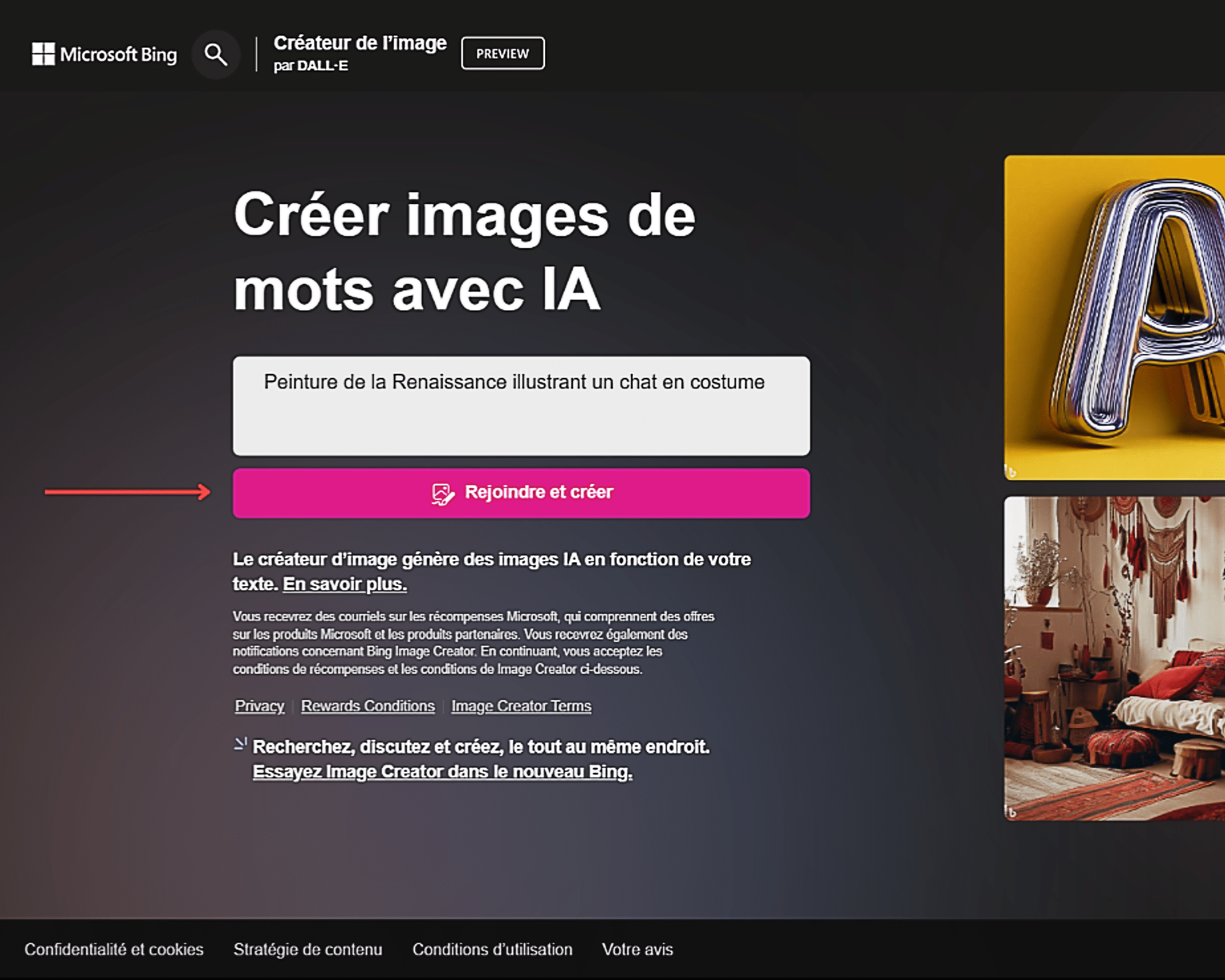 Generer-Images-Microsoft-Bing-AI